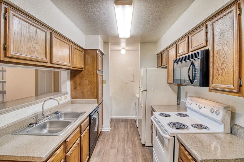 Kitchen Kitchen at Village Oaks Apartments, Austin, 78759